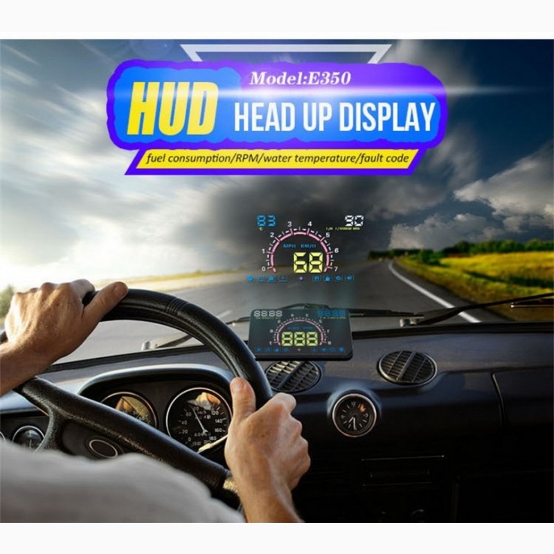 Фото 9. HUD OBD E350 5, 8 Автомобильный проектор приборной панели на лобовое стекло