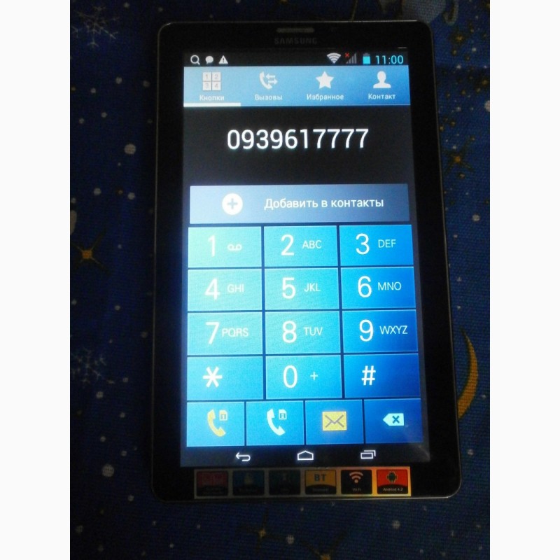 Фото 4. Планшет-телефон Samsung P2000, 9~, 2 sim