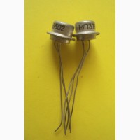 Транзисторы германиевые МП14А, МП16Б, МП26А, МП37Б, МП38, МП39Б, МП41, МП42А