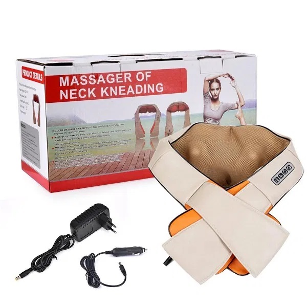 Фото 6. Роликовый массажер для шеи, плеч и спины Massager of Neck Kneading с прогревом