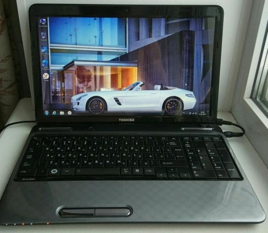 Красивый, игровой ноутбук Toshiba Satellite L755D
