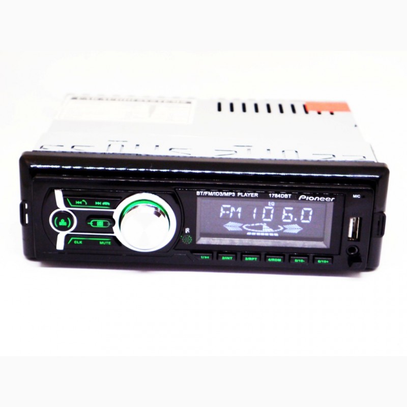 Фото 5. Автомагнитола Pioneer 1784DBT - Bluetooth MP3 Player, FM, USB, SD, AUX - RGB подсветка