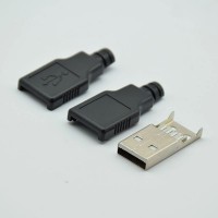Разъем USB 4-х контактный разборной Штекер, вилка