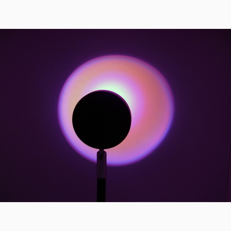 Фото 7. Лампа LED для селфи еффект солнца RGB + пульт (F-20) 23см