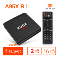 Купить A95X R1 Android 6 Smart tv box тв приставка смарт WiFi цена отзывы