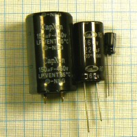 Конденсаторы электролитические (в том числе l.esr) вертикальные 68…220 мкф 6.3…450 вольт