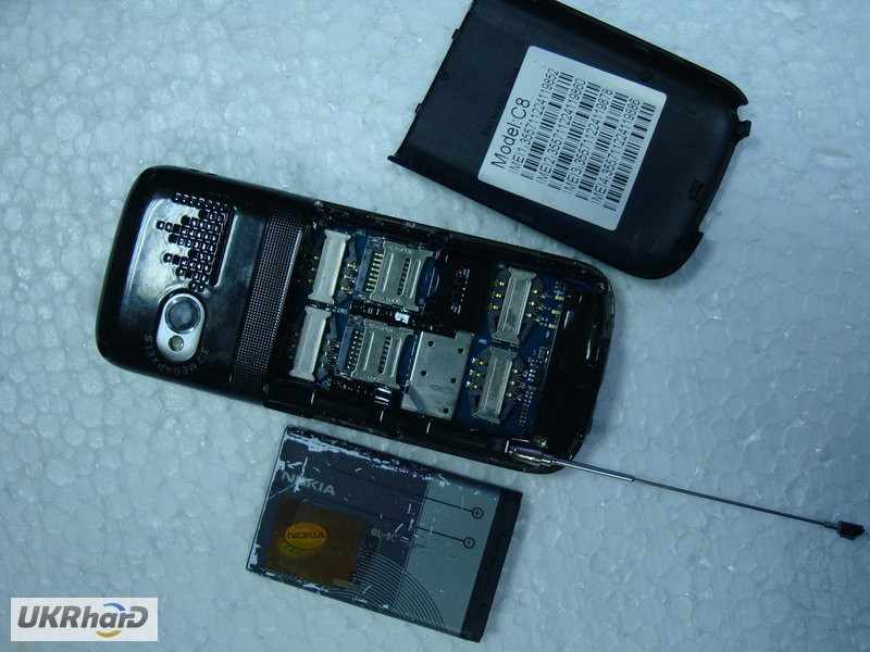 Фото 3. Мобильный телефон Nokia c8 4 sim TV на запчасти