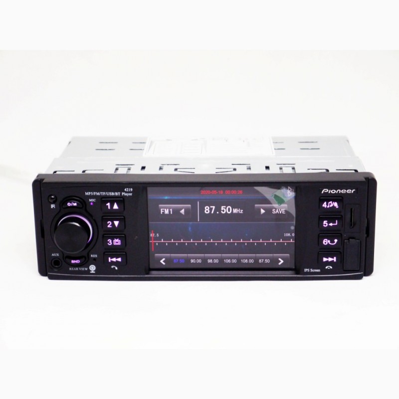 Фото 4. Магнитола Pioneer 4219 ISO - экран 4, 1#039;#039;+ DIVX + MP3 + USB + SD + Bluetooth