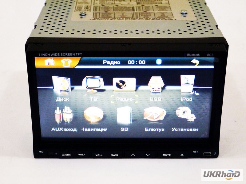 2din Pioneer PI-803 7” экран GPS-Mp3 -Dvd-Tv/Fm -тюнер+8Гб карта