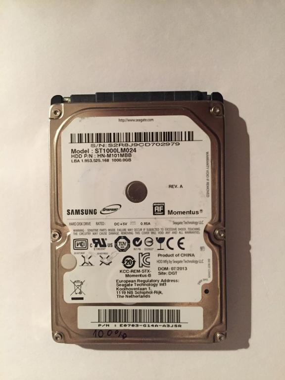 Жесткий диск Samsung 1TB для ноутбука ( HDD, 2, 5 SATA)