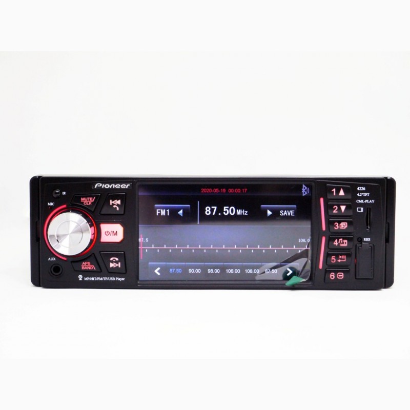 Фото 7. Магнитола Pioneer 4226 ISO - экран 4, 1#039;#039;+ DIVX + MP3 + USB + SD + Bluetooth