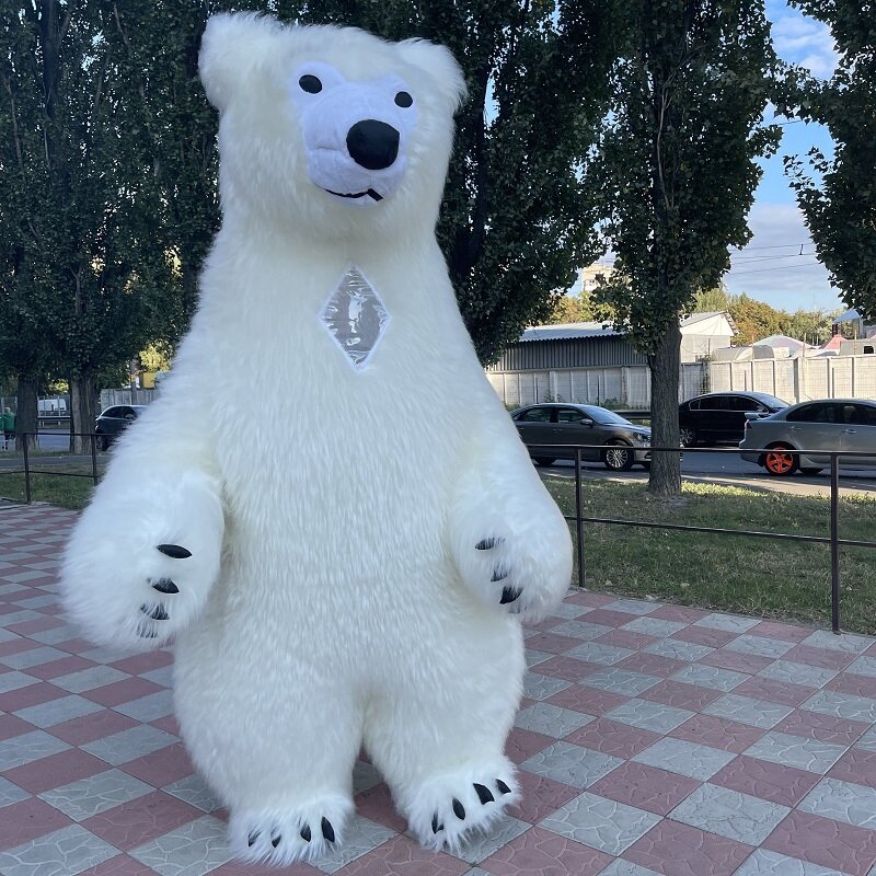 Фото 3. Начните продвижение с надувным костюмом белого медведя