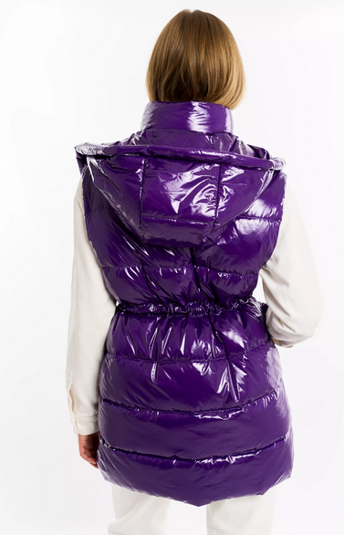 Фото 4. Женская жилетка на синтепухе Season фиолетовая