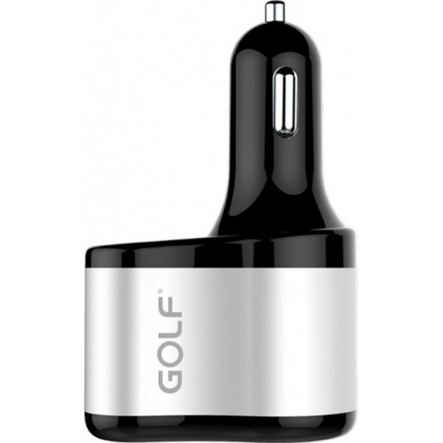 Фото 3. Автомобильное зарядное устройство GOLF GF-C14 2 USB 2.1A Чёрный с серым
