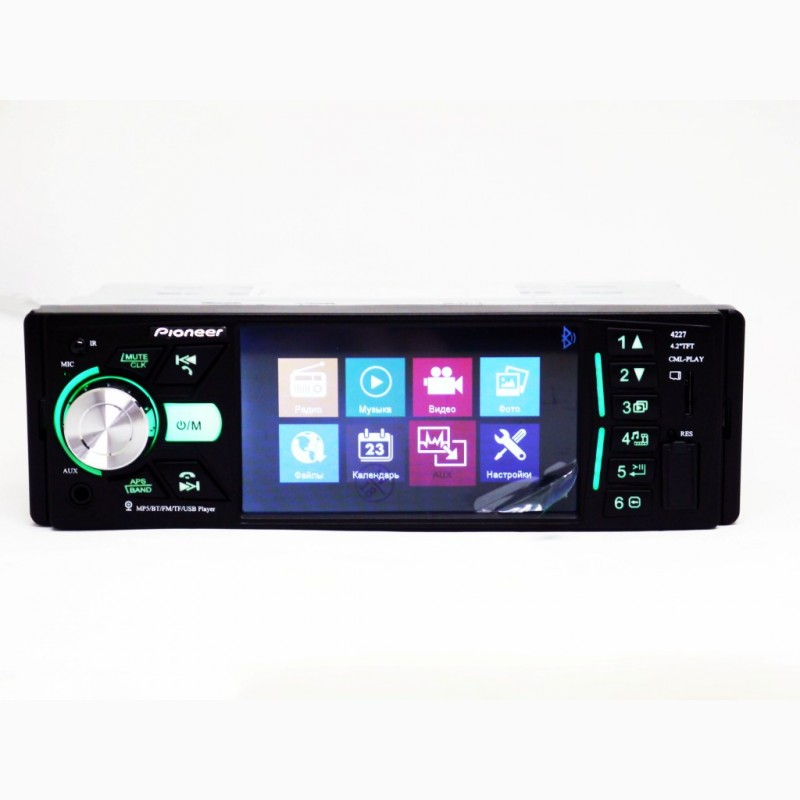 Фото 6. Магнитола Pioneer 4227 ISO - экран 4, 1#039;#039;+ DIVX + MP3 + USB + SD + Bluetooth