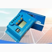 10A PWM (ШИМ) контроллер заряда солнечной панели Snaterm 12/24В с дисплеем, 2хUSB