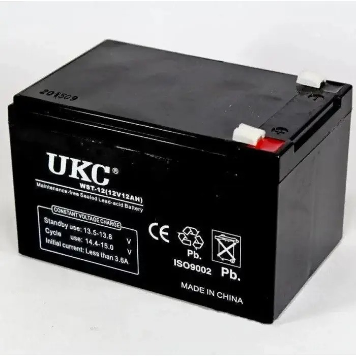 Фото 5. Акумуляторна батарея UKC 12v 12 А 12 В 12 А
