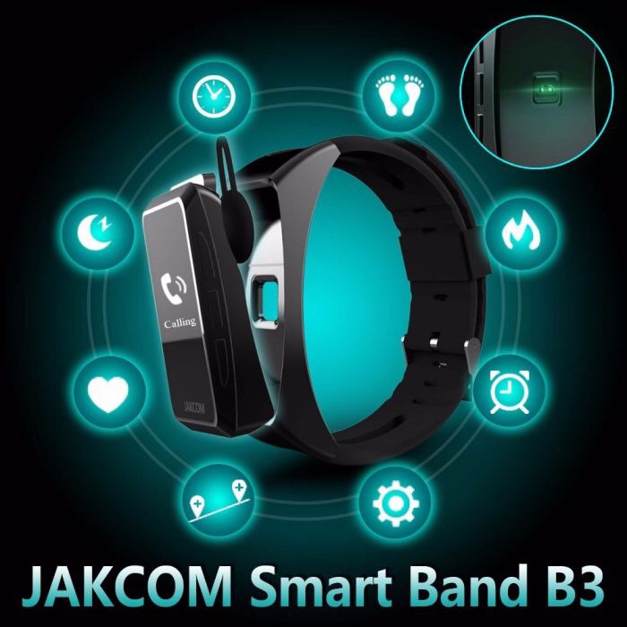 Фото 7. Смарт часы-гарнитура Jakcom Smart Band B3