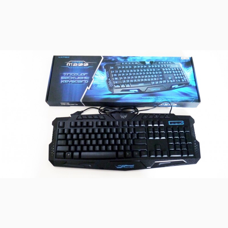Фото 4. Tricolor M200 Игровая клавиатура с подсветкой USB