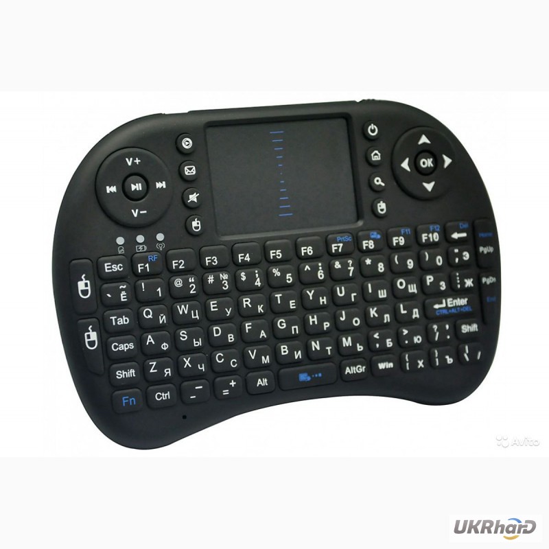 Беспроводная мини клавиатура с тачпадом Rii mini I8 (MWK 08) ENG/RUS