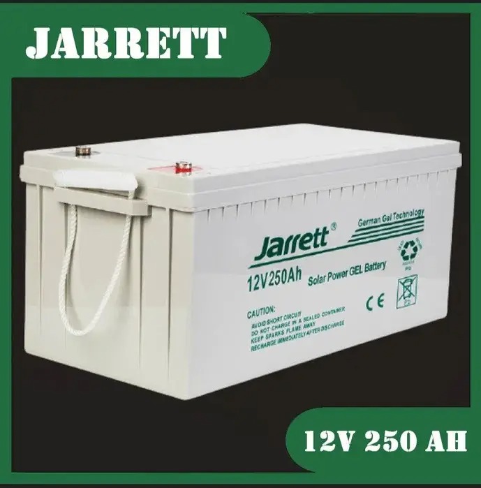 Фото 5. Акумулятор гелевий 250 Ah 12 V Jarrett GEL Battery (гелевий акумулятор 250 амперів)