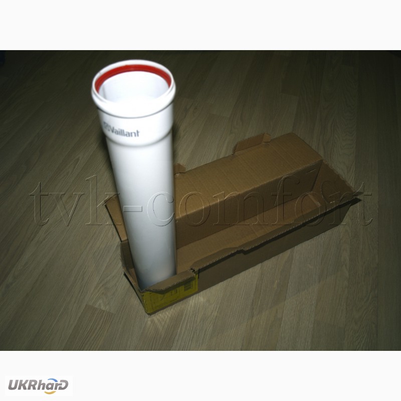 Фото 4. Труба-удлинитель для Vaillant TurboTEC Ду 80мм. х 0, 5 м. арт. 300833, алюминиевая белая
