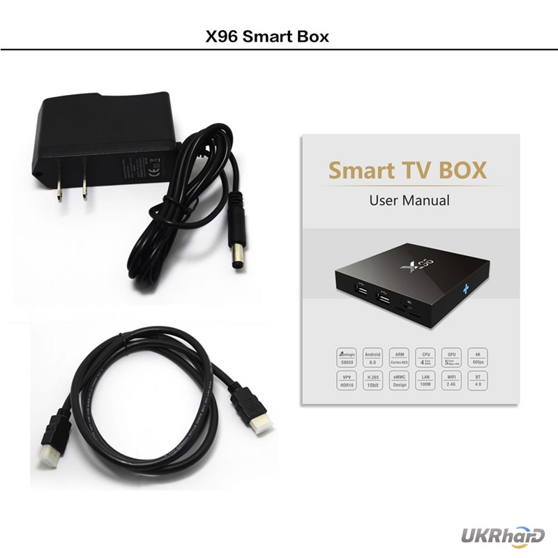 Фото 3. Android 6.0 tv box smart tv приставки X96 4К смарт тв андроид