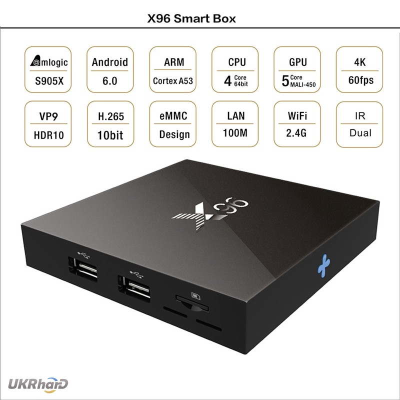 Фото 7. Android 6.0 tv box smart tv приставки X96 4К смарт тв андроид