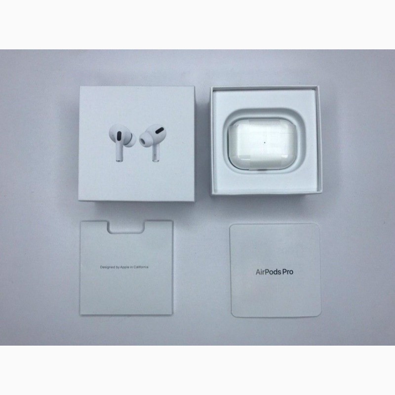 Фото 2. Беспроводные наушники Apple AirPods PRO Bluetooth 5.0 с кейсом