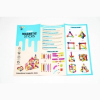 Magnetic Sticks Магнитный конструктор 64pcs