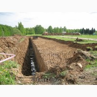 Копаем сливные ямы-канализационные септики, приямки для скважин под