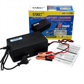 Автомобильное зарядное устройство 12 вольт 5 ампер UKC Battery Charger 5A