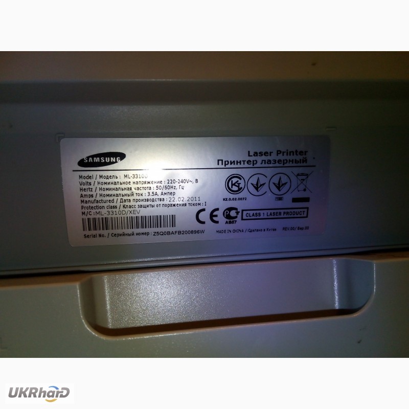 Фото 5. Принтер лазерный Samsung ML-3310D Duplex 2815 листов Отличный